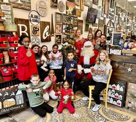 Make Ornaments & Take Your Picture with Santa! ($5) All ages - Pre-Registration Required