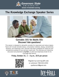 Cannabis 101 for Adults 55+ — Presented by Ivy Hall and Governors State University