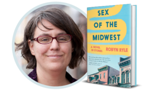 Robyn Ryle discussing and signing Sex of the Midwest
