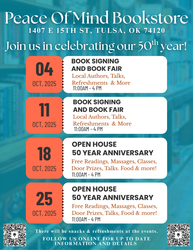 50 year Anniversary at Peace of Mind Bookstore