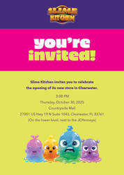 Slime Kitchen Grand Opening
