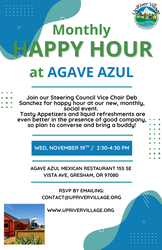 UpRiver Village Happy Hour