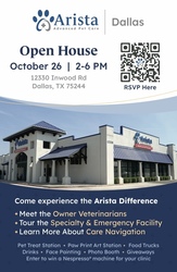 Arista Advanced Pet Care Open House
