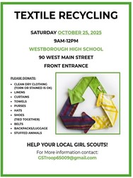 Westborough Girl Scout Textile Drive