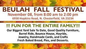 Beulah Fall Festival & Yard Sale