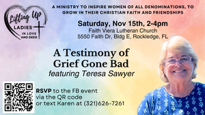 A Testimony of Grief Gone Bad Turning into Good