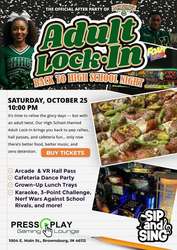 Daptoberfest: Homecoming Adult Lock-In: Back to High School Night!