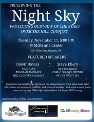 Preserving The Night Sky: Protecting our view of the stars over the Hill Country