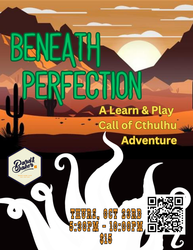 Beneath Perfection: A Call of Cthulhu Learn & Play Adventure at Bard & Baker
