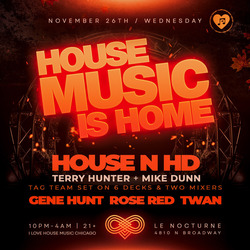 House Music is Home. Chosen Fews Terry Hunter and Mike Dunn Tag Team Set