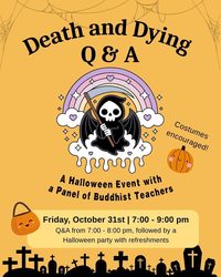 Death and Dying Q&A:  A Halloween Event
