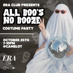 All Boos, No Booze. Halloween Costume Party at Camelot