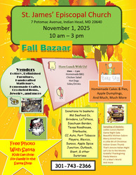 St James' Church Famous Fall Bazaar