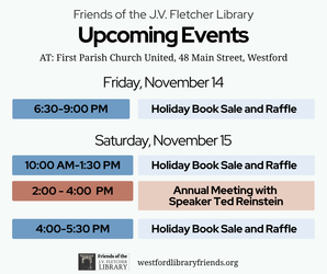 Holiday Book Sale and Raffle