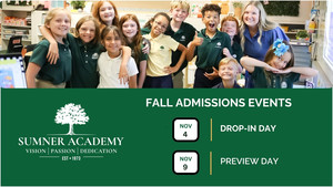 Sumner Academy Admissions Drop-in Day