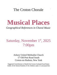 Croton Chorale - Musical Places