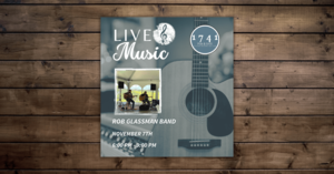 Friday Night Live Music Series Featuring Rob Glassman Band at 1741 Pub & Grill