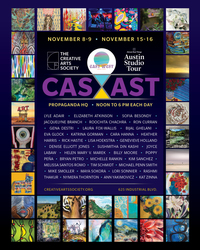 Creative Arts Society Mega Group Show for the 2025 Austin Studio Tour November 8–9 + November 15–16