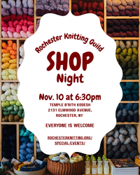Rochester Knitting Guild Shop Night