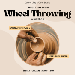 Single Day Clay Classes!