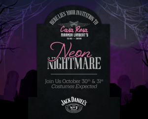 Neon Nightmare at Miranda Lambert's Casa Rosa