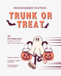 Mockingbird Station® Hosts Spooktacular Trunk or Treat Celebration this Halloween