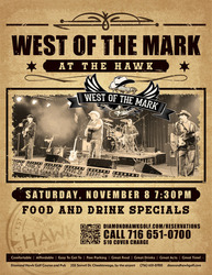 WEST OF THE MARK at The Hawk!