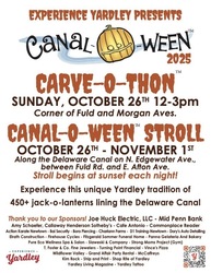 Experience Yardley's Canal-O-Ween Carve-O-ThonTM