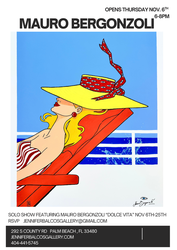 "Dolce Vita" with Italian Artist: Mauro Bergonzoli in Palm Beach
