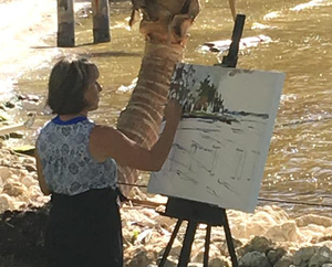Landscape Painting with Artist Marie Dyer