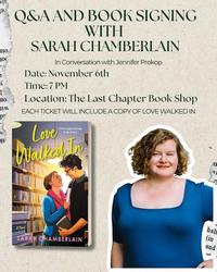 Q&A And Book Signing With Sarah Chamberlain