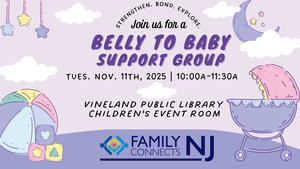 Belly to Baby Support Group at the Vineland Public Library (10am-11:30am)