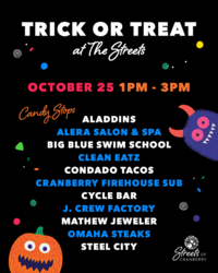 Trick or Treat at Streets of Cranberry
