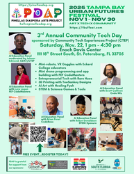 Free Family Community Tech Day & Comicon at Enoch Davis Center, St. Pete, Nov 22, 2025