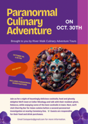 Halloween Paranormal Culinary Adventure Tour Celebrating Day of the Dead