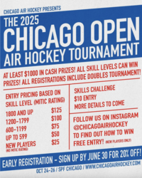 SPF x Chicago Air Hockey: 2025 Chicago Open Air Hockey Tournament