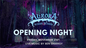 Opening Night at Glenlore Trails' Winter Spectacular "Aurora: Winter Wizards"!