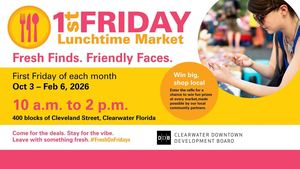 1st Friday Lunchtime Market in Downtown Clearwater