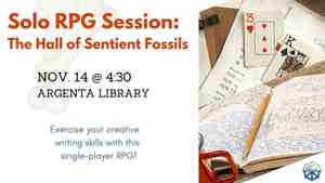 Solo RPG Session: The Hall of Sentient Fossils