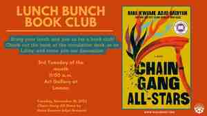 Lunch Bunch Book Club: 'Chain Gang All-Stars' by Nana Kwame Adjei-Brenyah