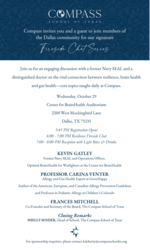 The Compass School of Texas Announces October Fireside Chat.