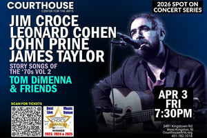 Jim Croce/Leonard Cohen/John Prine – Story Songs of the ’70s Vol. 2 4/3/26 FRI 7:30PM
