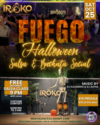IRÔKO Fuego Latin Night HALLOWEEN EDITION