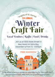 Knights of St. Patrick 5th Annual Winter Craft Fair