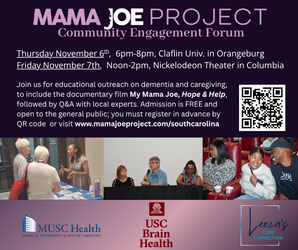 Community Engagement Forum-The Mama Joe Project
