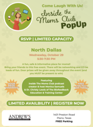 Inside the Mom’s Club - Live Pop-Up - Come Laugh (and Learn) with Us!