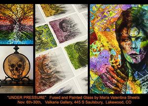 "Under Pressure" Exhibition with Maria Sheets and Christy Lynne Seving at Valkarie Gallery