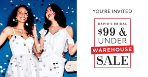 David's Bridal $99 & Under Warehouse Sale