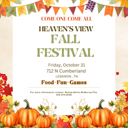Heaven's View Baptist Church Fall Festival