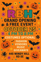 RBH Designz Studio Grand Opening & Community Event